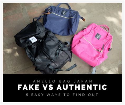 fake vs original anello bags|anello backpack genuine.